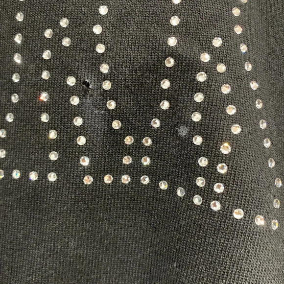 Arc Swarovski Crystal Embellished Cotton Logo Hoodie - Picture 3 of 5
